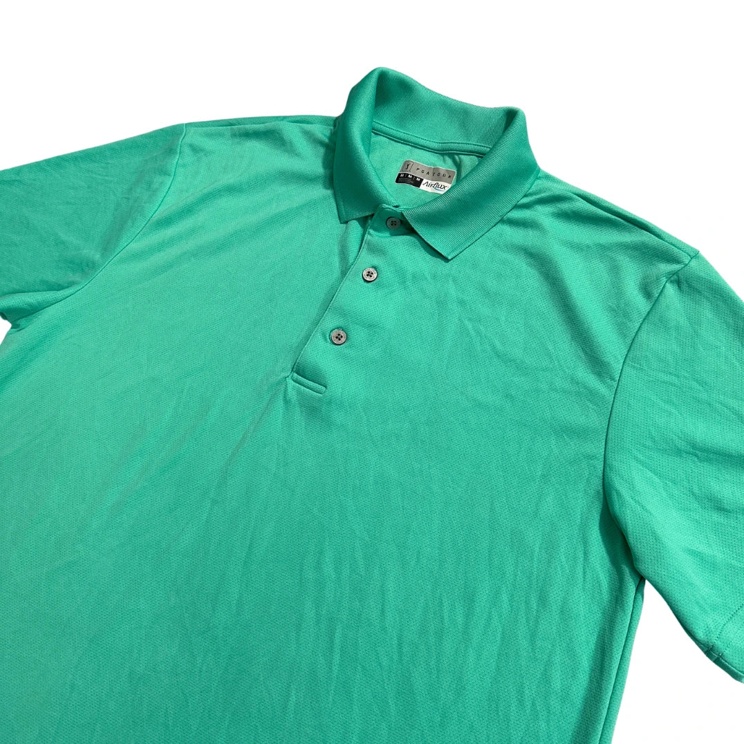 PGA TOUR® Mint Green Airflux Performance Polo Shirt(M)