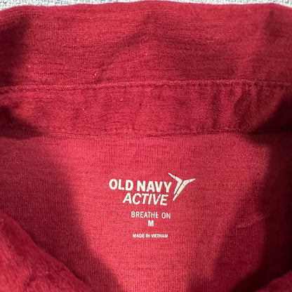 Old Navy Active® Maroon Performance Polo Shirt(M)