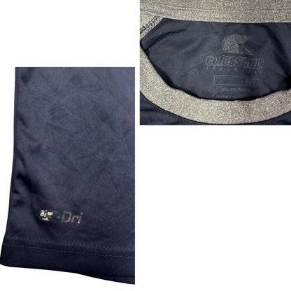 Colosseum® Navy & Grey Performance Raglan T-Shirt(M)