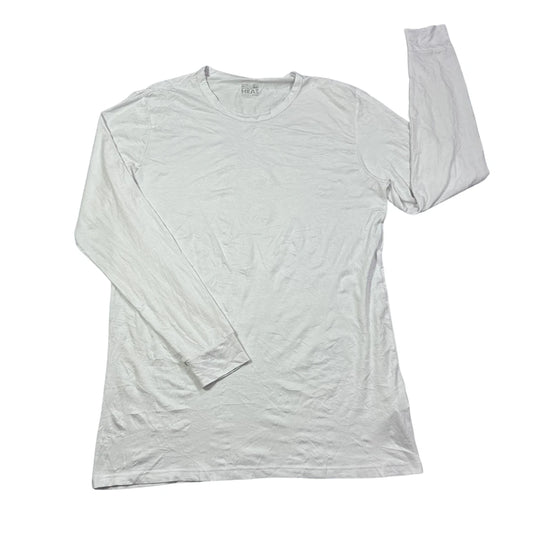 32 Heat® White Long Sleeve T Shirt(L)