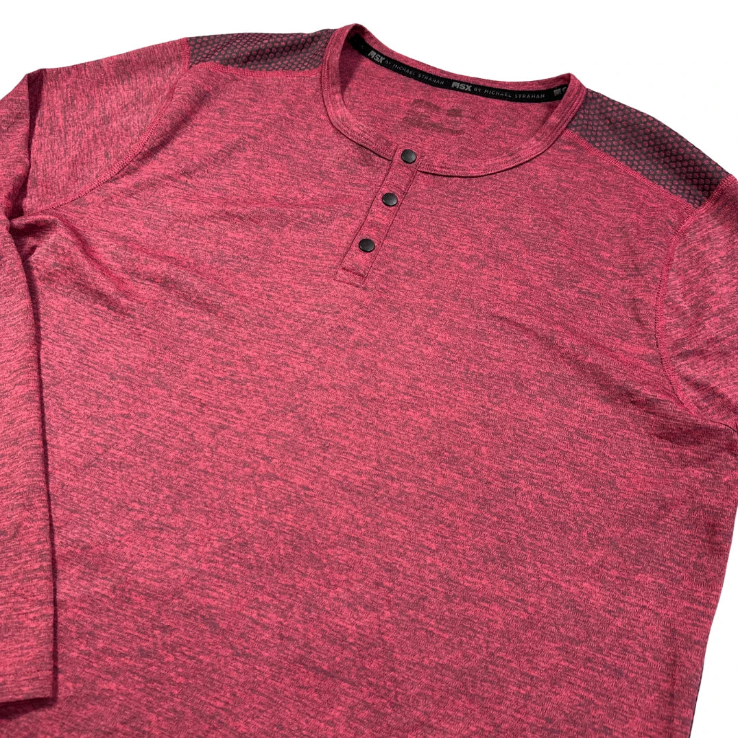 MSX® Long Sleeve Henley Shirt(L)