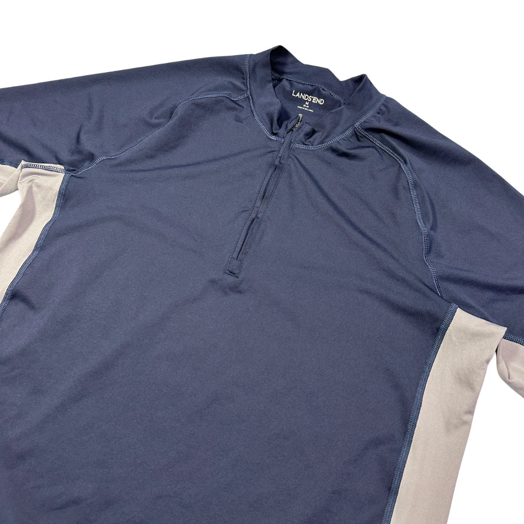 Lands End® Quarter Zip Tee(M)