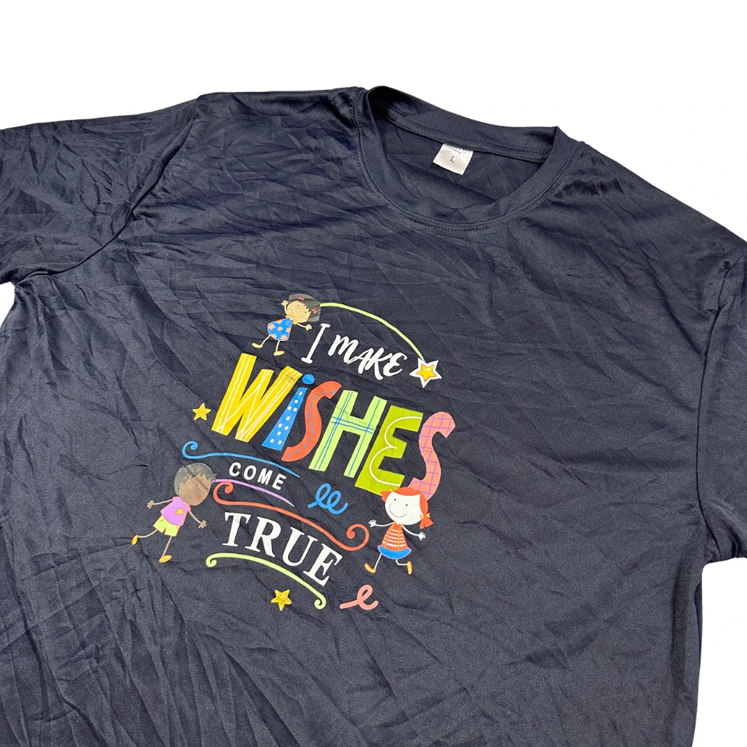 Wishes Graphic Kids T Shirt(L)