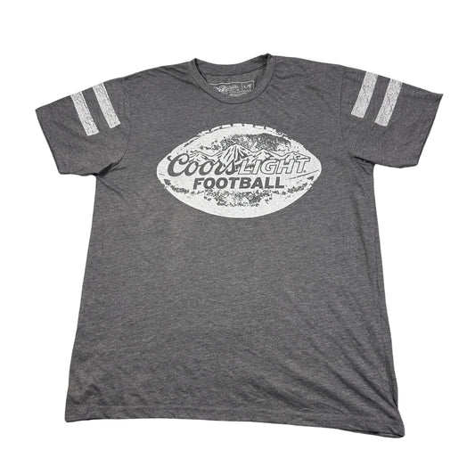 Coors Light® Football T Shirt(L)