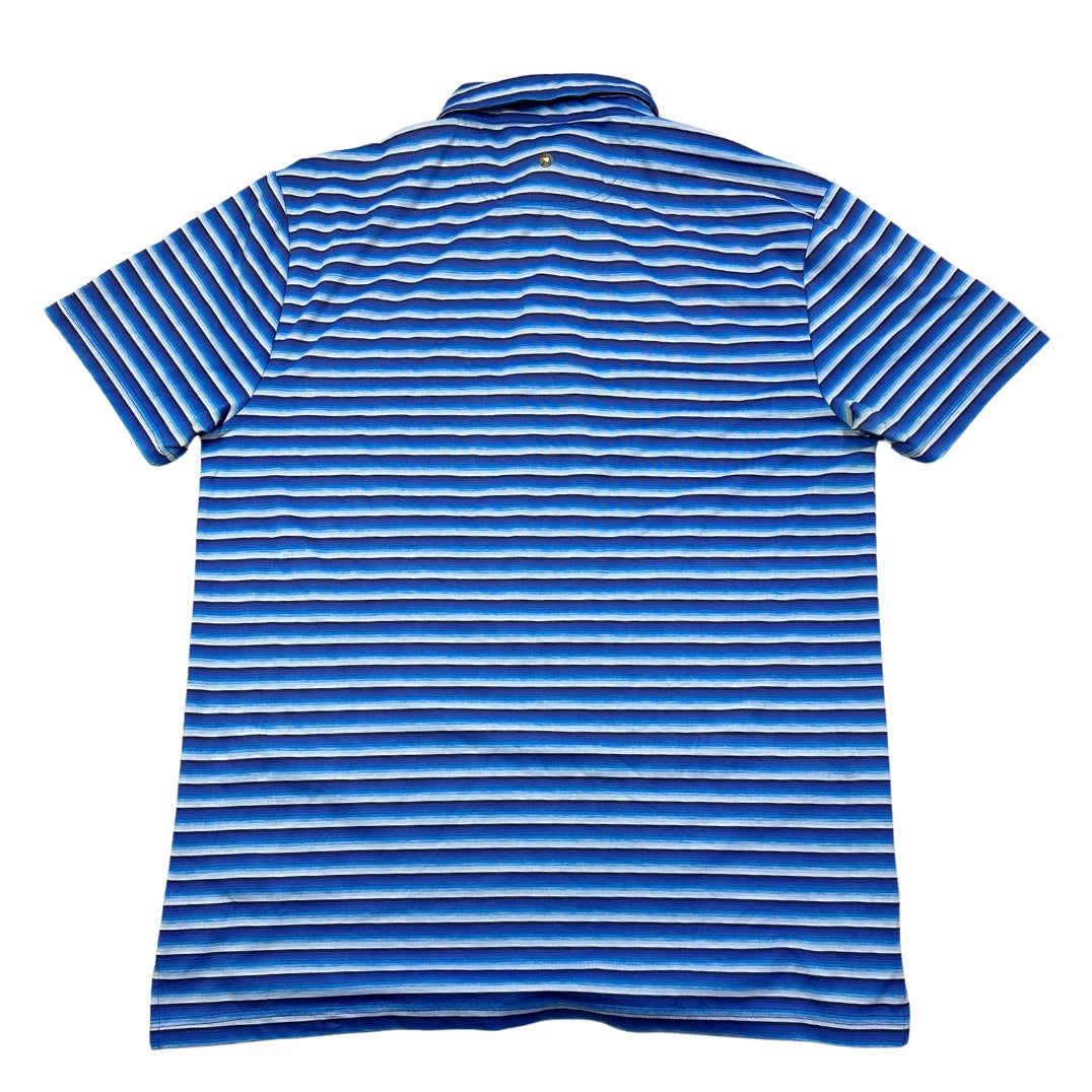 Grand Slam® Striped Polo Shirt(L)