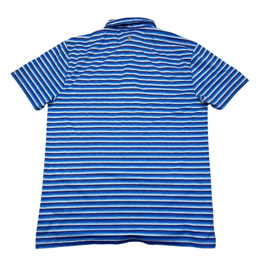 Grand Slam® Striped Polo Shirt(L)