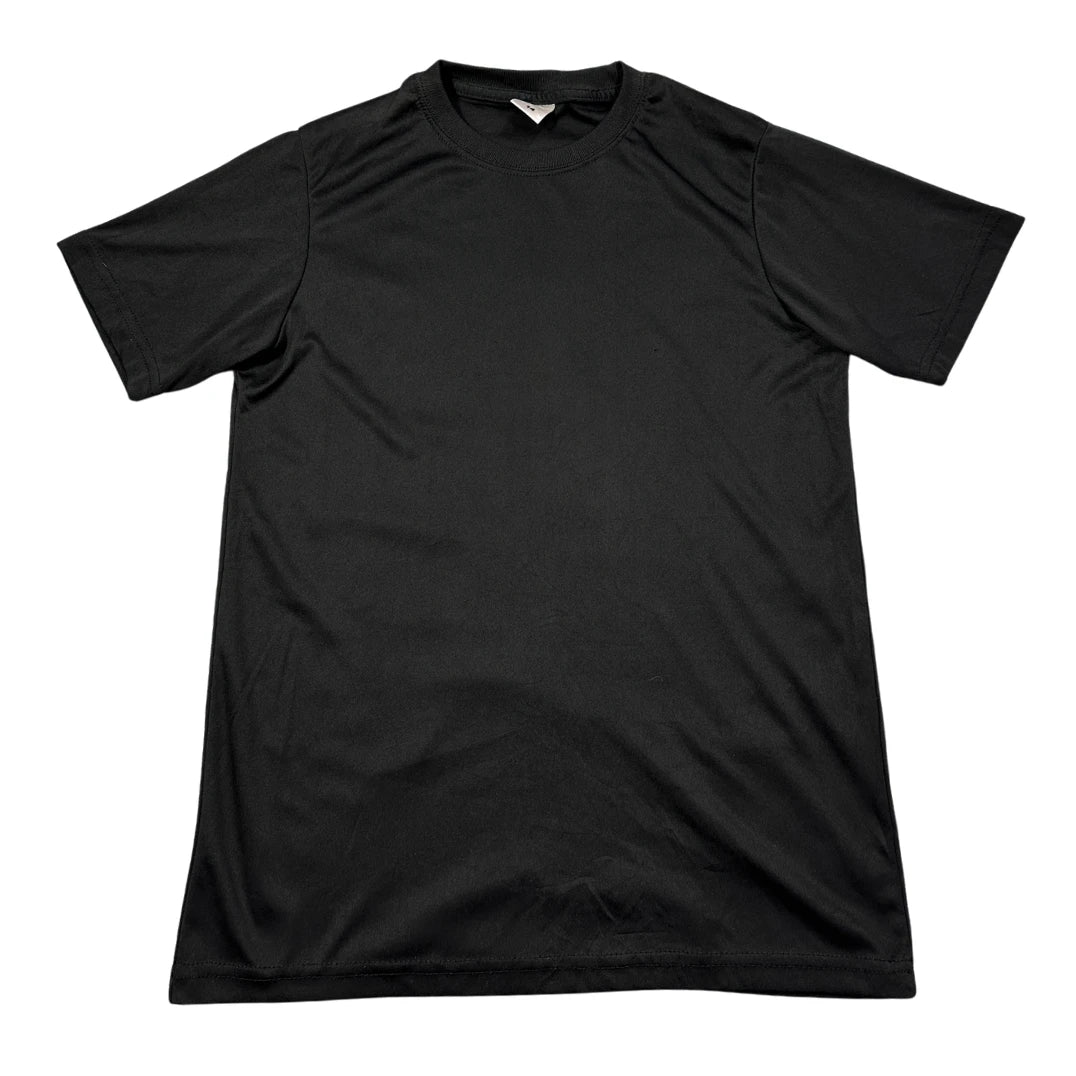 Plain Black Sports Tee(S)
