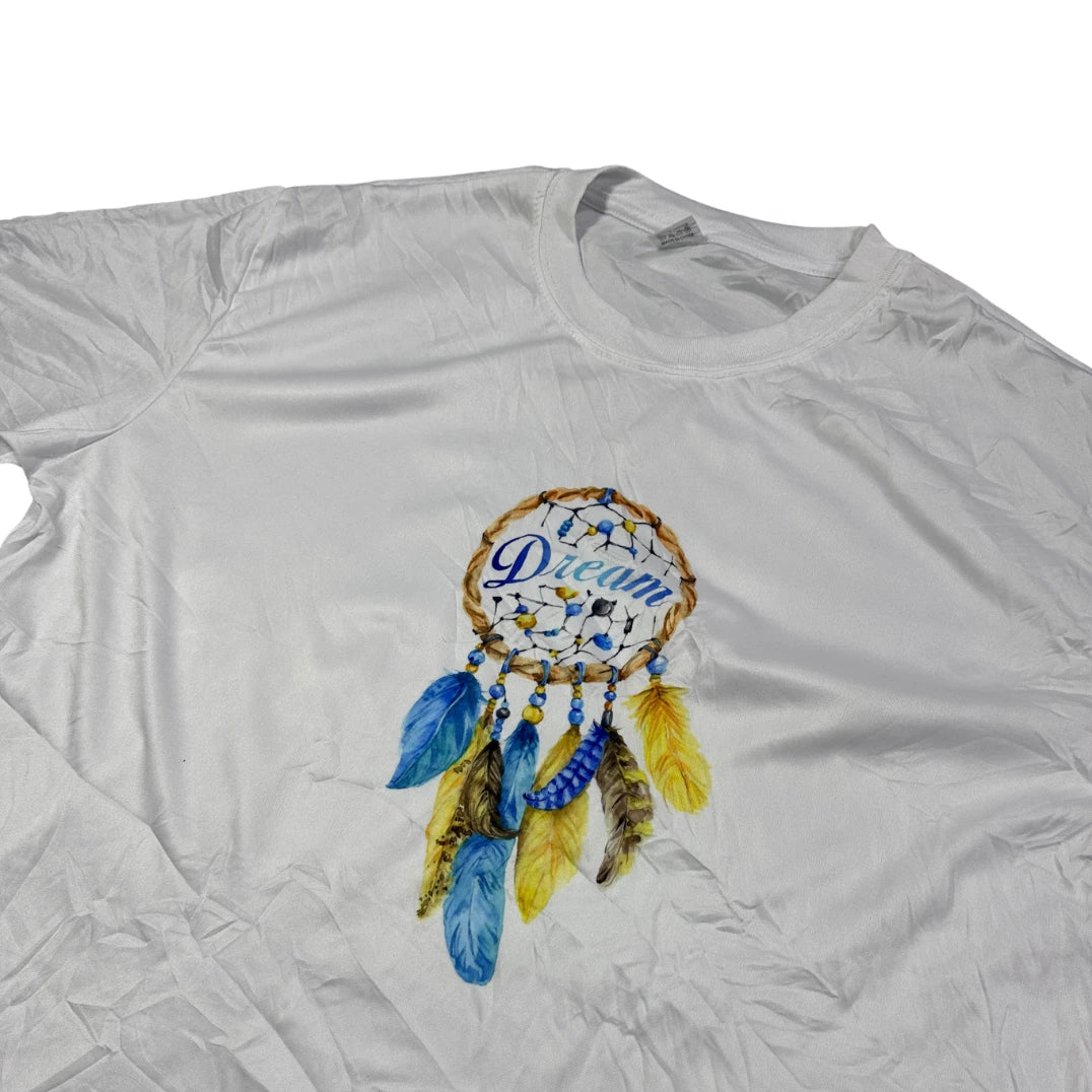 Dream Graphic White Tee(L)