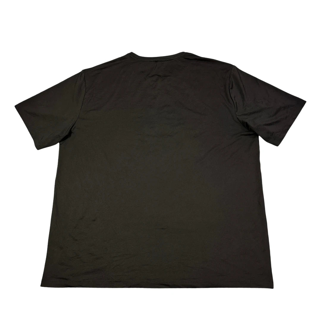 Athlio®Plain Black Sports Tee(XL)