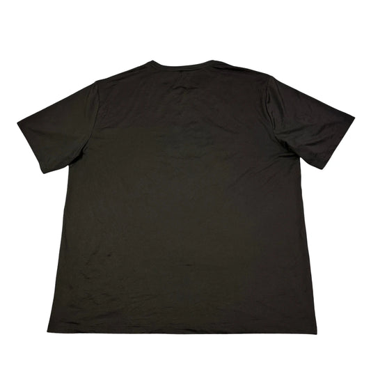 Athlio®Plain Black Sports Tee(XL)