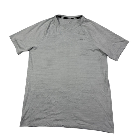 Hind® Light Grey Running Performance T-Shirt(M)