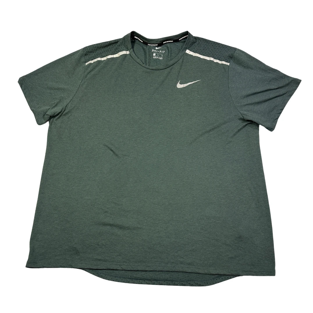 Nike® Green Dri-FIT Running Performance T-Shirt(XL)