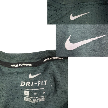 Nike® Green Dri-FIT Running Performance T-Shirt(XL)