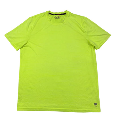 Fila® Neon Green Sports Performance T-Shirt(M)