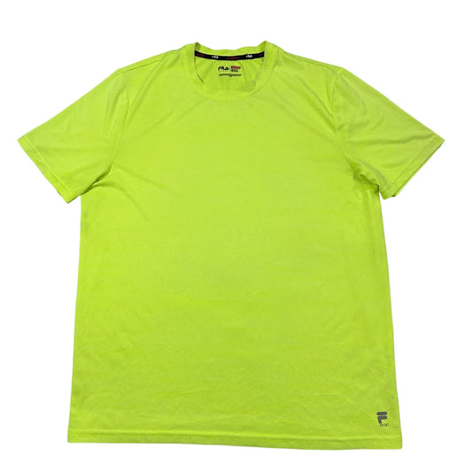 Fila® Neon Green Sports Performance T-Shirt(M)