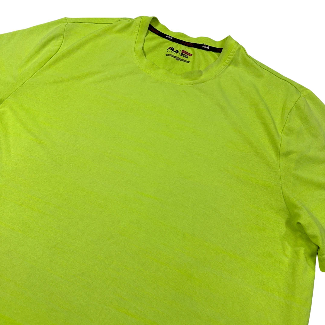 Fila® Neon Green Sports Performance T-Shirt(M)