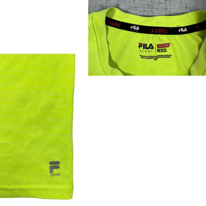 Fila® Neon Green Sports Performance T-Shirt(M)