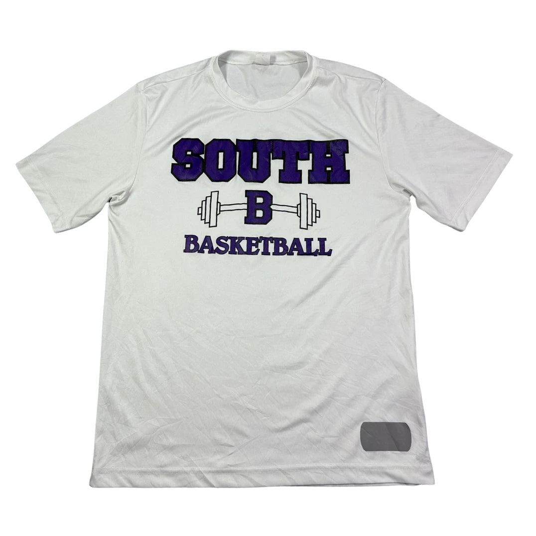 Sport-Tek® White South Basketball Graphic T-Shirt