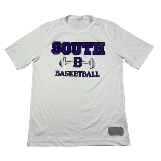 Sport-Tek® White South Basketball Graphic T-Shirt