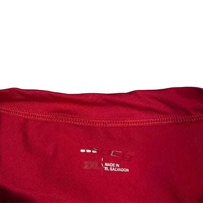 Red Long Sleeve Performance T-Shirt(L)