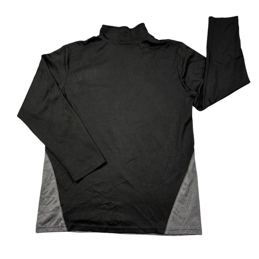Champion® Grey & Black Quarter-Zip Performance Training Top(M)