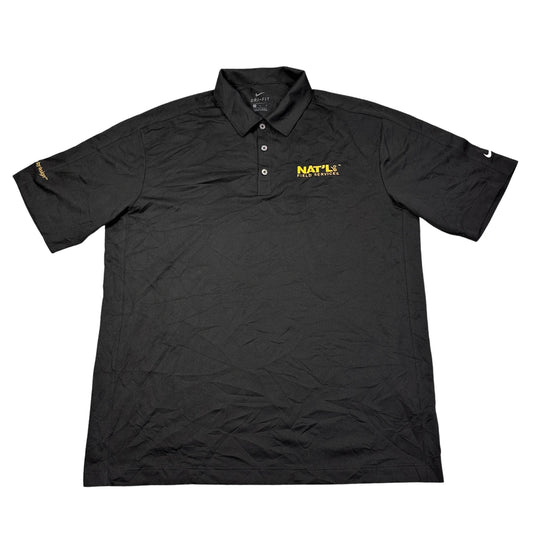 Nike® Black Dri-FIT Performance Polo Shirt(L)