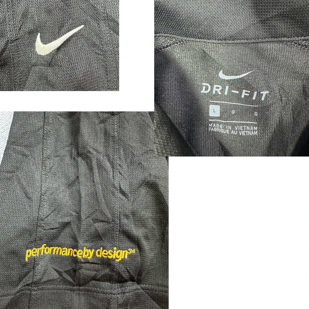 Nike® Black Dri-FIT Performance Polo Shirt(L)