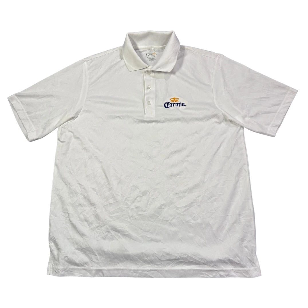 Core365® White Performance Polo Shirt(L)