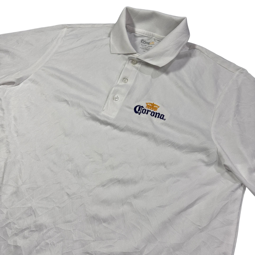 Core365® White Performance Polo Shirt(L)