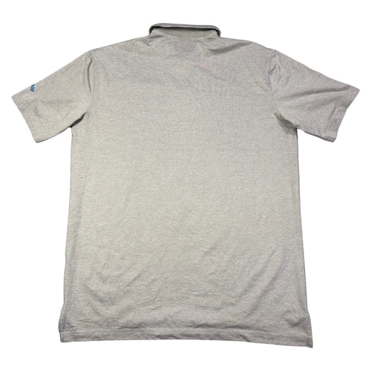 Callaway® Grey & Blue Golf Performance Polo Shirt(M)