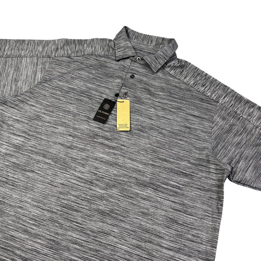 F/X Fusion® Grey Heather Performance Polo Shirt(L)