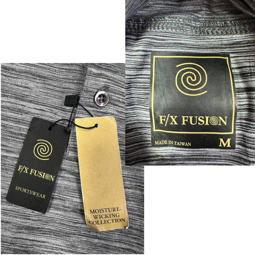F/X Fusion® Grey Heather Performance Polo Shirt(L)