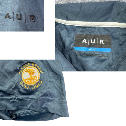 A|U|R® Blue Active Performance Polo Shirt(L)