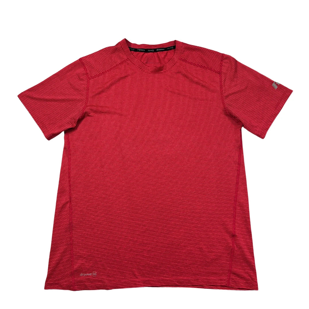 Russell® Stripe Sports T shirt(S)