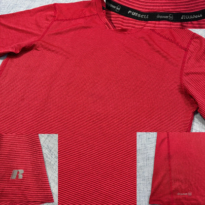 Russell® Stripe Sports T shirt(S)
