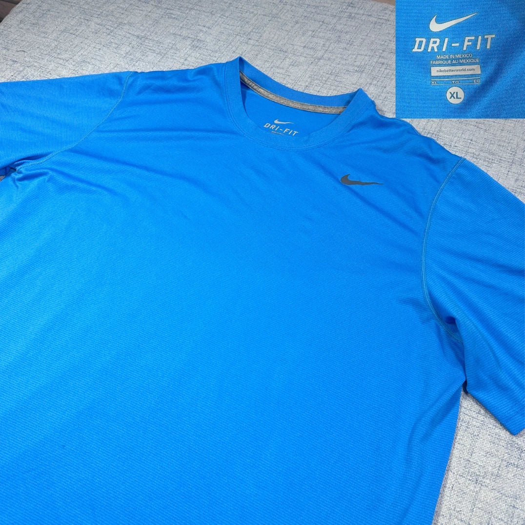 Nike® Dri FIT Blue T Shirt(XL)
