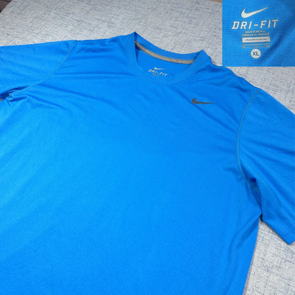 Nike® Dri FIT Blue T Shirt(XL)