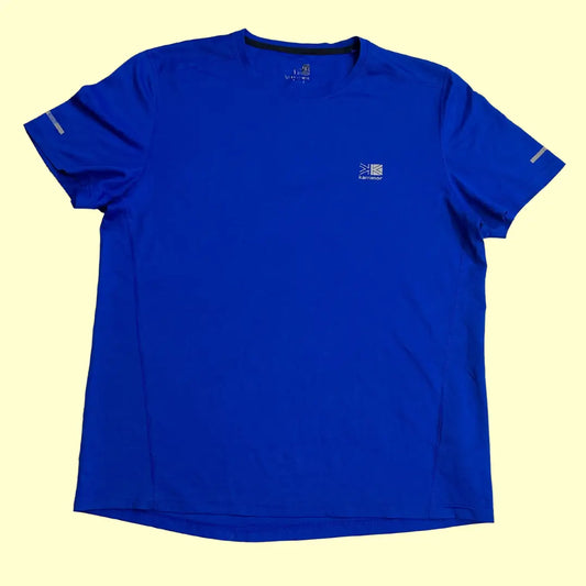 Karrimor performance t-shirt in a bold royal blue color.