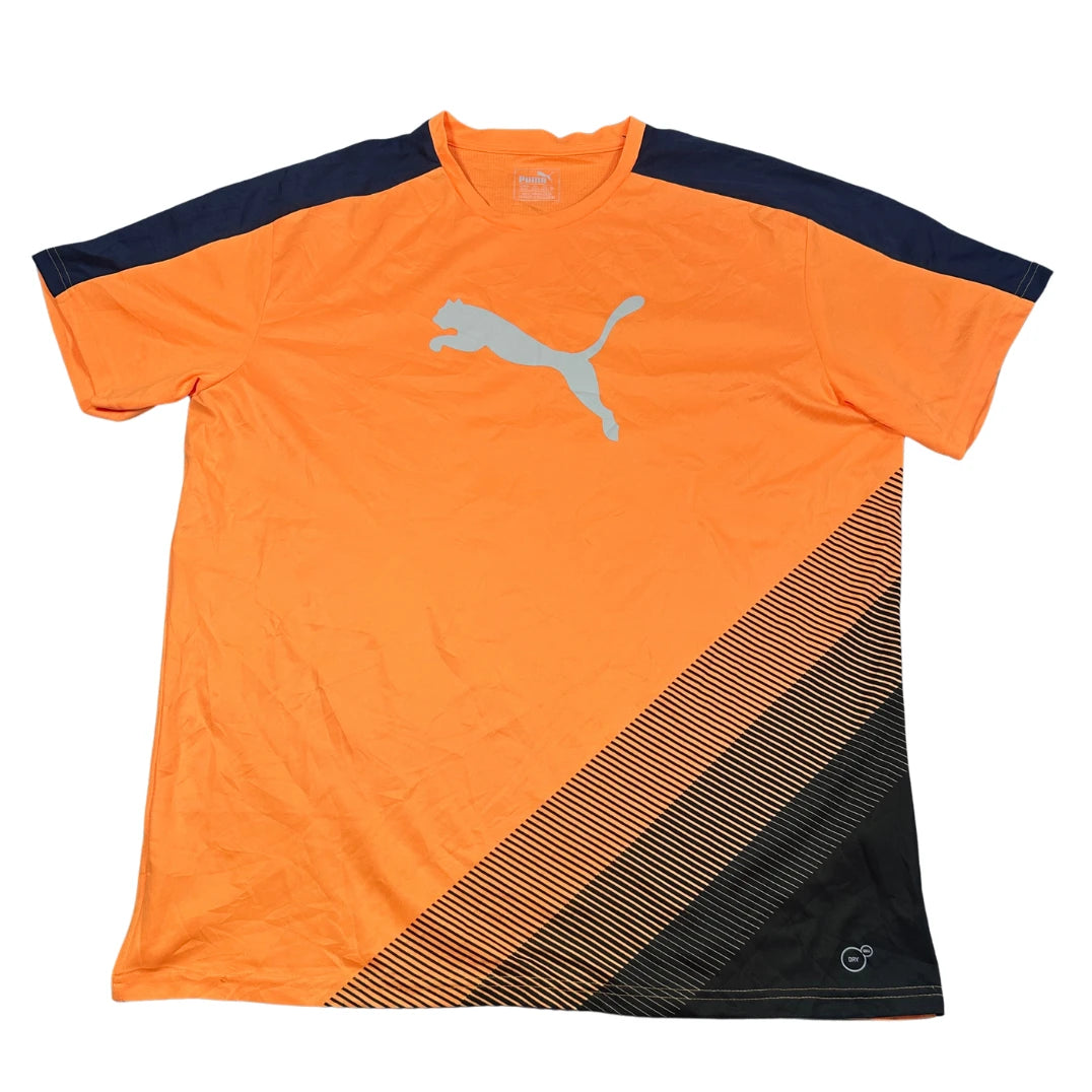 Puma® Orange Sports T Shirt(XL)