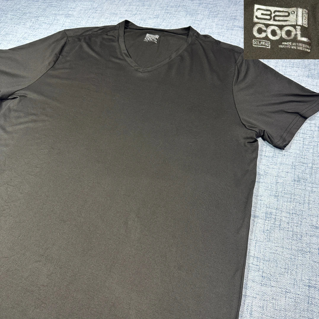 32 Cool® V Neck T Shirt(XL)