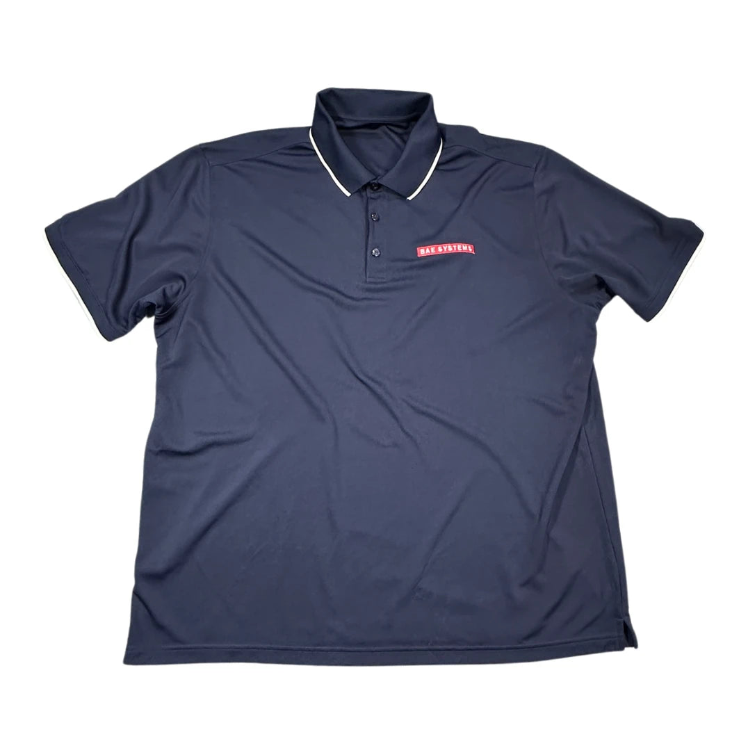 BAE Systems navy blue polo shirt