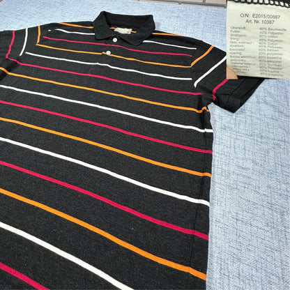 COARTUAND®Striped Polo Shirt(XL)