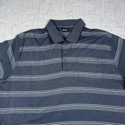 M.X.O Men® Striped Polo(2XL)
