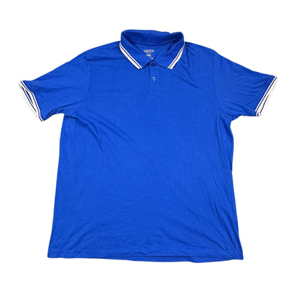 Identic royal blue basic polo shirt