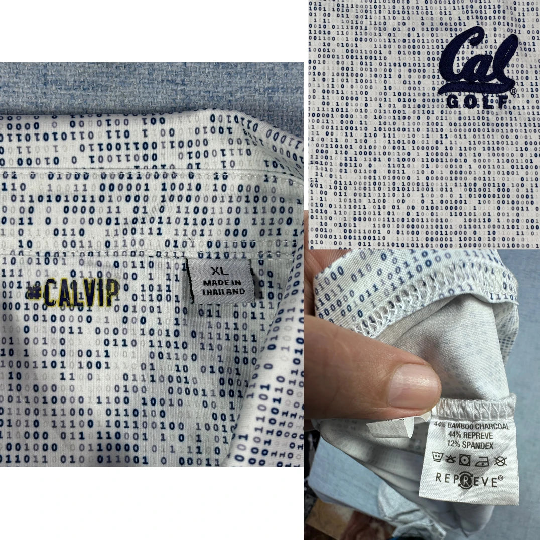 Cal Golf® Printed Polo(XL)