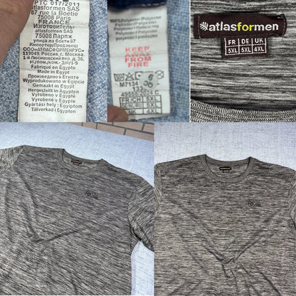 Atlasformen® Sport RX T-Shirt – Grey Heather – L