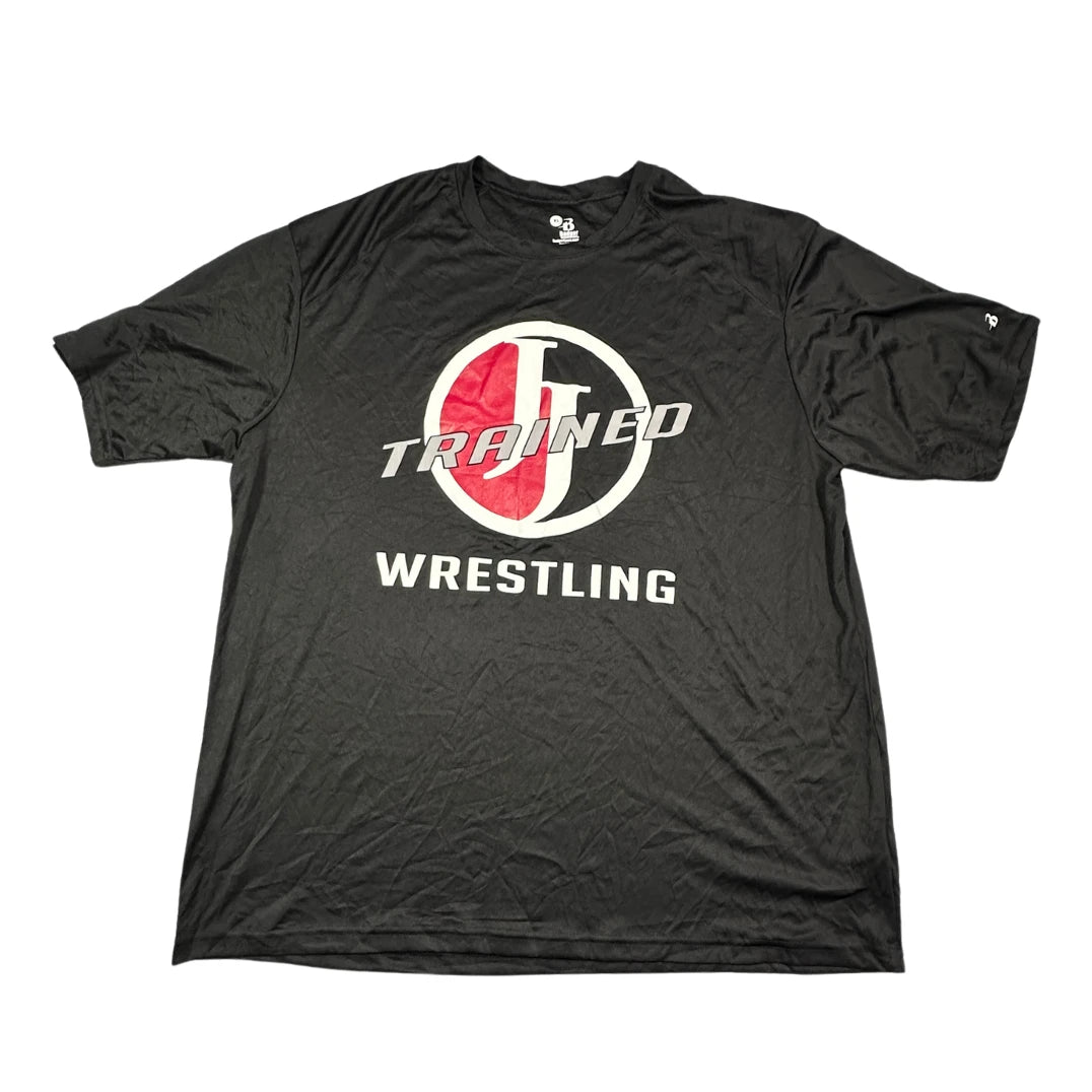Badger Sport black and red wrestling tee