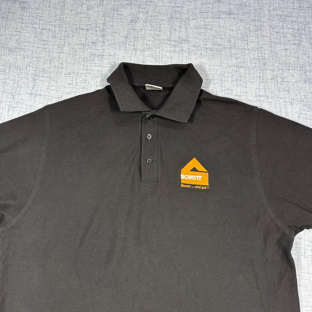 Schutt® Black Polo Shirt(L)