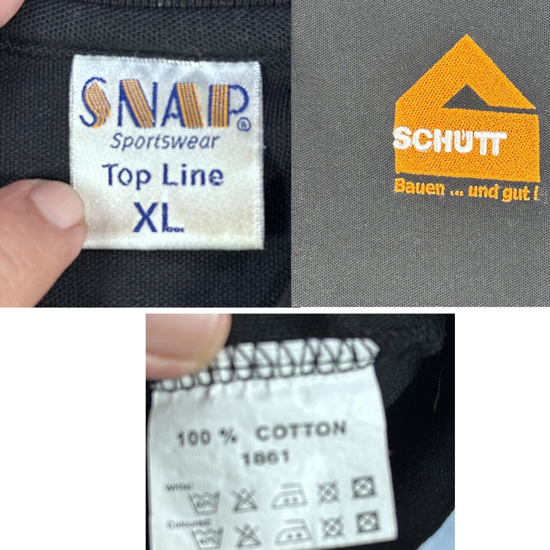 Schutt® Black Polo Shirt(L)