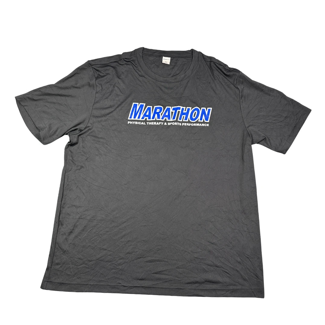 Sport Tek charcoal grey marathon performance tee